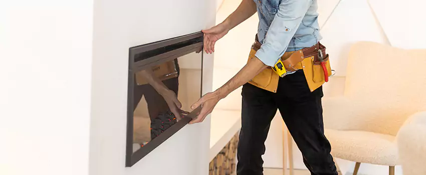 Metal Fireplace Installation in Oro Valley, Arizona