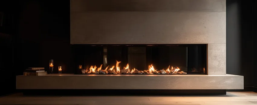 Gas Fireplace Ember Bed Design Services in Oro Valley, Arizona
