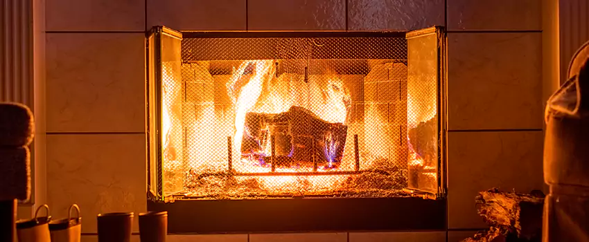 Mendota Hearth Landscape Fireplace Installation in Oro Valley, Arizona