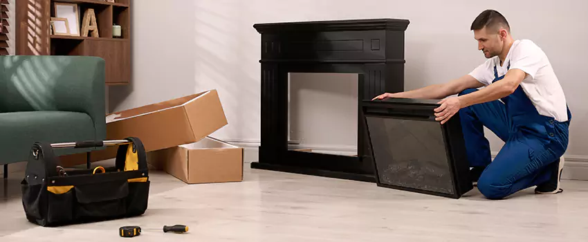 Old Rusted Metal Fireplace Repair And Replacement in Oro Valley, AZ